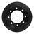 Dynamite Friction 633-54157R Disc Brake Rotor - Front Right