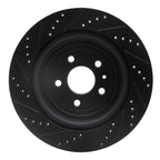 Dynamite Friction 633-54222R Disc Brake Rotor - Rear Right