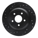 Dynamic Friction 633-54262L Disc Brake Rotor - Rear Left