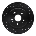 Dynamic Friction 633-58029R Disc Brake Rotor - Rear Right