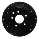 Dynamite Friction 633-67050L Disc Brake Rotor - Rear Left