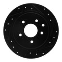 Dynamite Friction 633-67050R Disc Brake Rotor - Rear Right