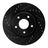 Dynamite Friction 633-67106L Disc Brake Rotor - Front Left