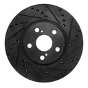 Dynamic Friction 633-76068R Disc Brake Rotor - Front Right