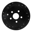 Dynamic Friction 633-76069L Disc Brake Rotor - Rear Left