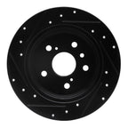 Dynamite Friction 633-76091R Disc Brake Rotor - Rear Right
