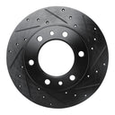 Dynamic Friction 633-76095R Disc Brake Rotor - Front Right