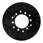 Dynamite Friction 633-76143R Disc Brake Rotor - Rear Right