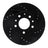 Dynamite Friction 633-80038R Disc Brake Rotor - Front Right
