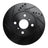 Dynamite Friction 633-91002L Disc Brake Rotor - Front Left