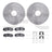 Dynamite Friction 6412-67028 Disc Brake Kit - Rear