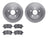 Dynamite Friction 6502-45107 Disc Brake Kit - Rear