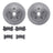 Dynamite Friction 6502-47295 Disc Brake Kit - Front