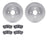 Dynamite Friction 6502-80170 Disc Brake Kit - Front