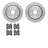 Dynamite Friction 6602-75010 Disc Brake Kit - Rear