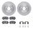 Dynamite Friction 6612-65076 Disc Brake Kit - Rear