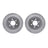 Dynamite Friction 7002-40043 Disc Brake Rotor Set - Front