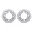 Dynamite Friction 7002-40098 Disc Brake Rotor Set - Rear