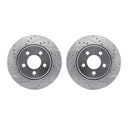 Dynamic Friction 7002-42007 Disc Brake Rotor Set - Front