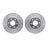 Dynamite Friction 7002-47047 Disc Brake Rotor Set - Front