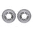 Dynamite Friction 7002-54011 Disc Brake Rotor Set - Front