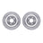 Dynamite Friction 7002-54230 Disc Brake Rotor Set - Rear