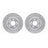 Dynamite Friction 7002-63019 Disc Brake Rotor Set - Front