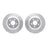 Dynamite Friction 7002-63134 Disc Brake Rotor Set - Rear