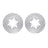 Dynamite Friction 7002-67040 Disc Brake Rotor Set - Front