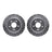 Dynamite Friction 7002-67086 Disc Brake Rotor Set - Rear