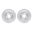 Dynamic Friction 7002-76103 Disc Brake Rotor Set - Rear