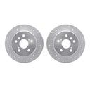 Dynamic Friction 7002-76117 Disc Brake Rotor Set - Rear