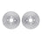 Dynamite Friction 7002-76142 Disc Brake Rotor Set - Rear