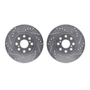 Dynamic Friction 7002-76145 Disc Brake Rotor Set - Rear