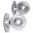 Dynamite Friction 7004-59002 Disc Brake Rotor Set - Front and Rear