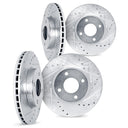 Dynamic Friction 7004-76115 Disc Brake Rotor Set - Front and Rear
