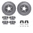 Dynamite Friction 7212-39035 Disc Brake Kit - Rear