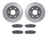 Dynamite Friction 7402-48039 Disc Brake Kit - Rear