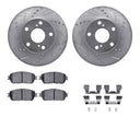Dynamic Friction 7412-76018 Disc Brake Kit - Front