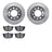 Dynamite Friction 7502-03021 Disc Brake Kit - Rear