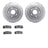 Dynamite Friction 7502-13011 Disc Brake Kit - Rear