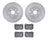Dynamite Friction 7502-13222 Disc Brake Kit - Rear