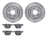 Dynamite Friction 7502-31039 Disc Brake Kit - Rear