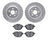 Dynamite Friction 7502-31161 Disc Brake Kit - Rear