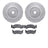 Dynamite Friction 7502-39104 Disc Brake Kit - Front