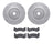 Dynamite Friction 7502-39158 Disc Brake Kit - Front