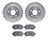 Dynamite Friction 7502-40023 Disc Brake Kit - Rear