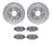 Dynamite Friction 7502-40024 Disc Brake Kit - Rear