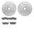 Dynamite Friction 7502-40327 Disc Brake Kit - Front