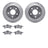 Dynamite Friction 7502-42020 Disc Brake Kit - Rear